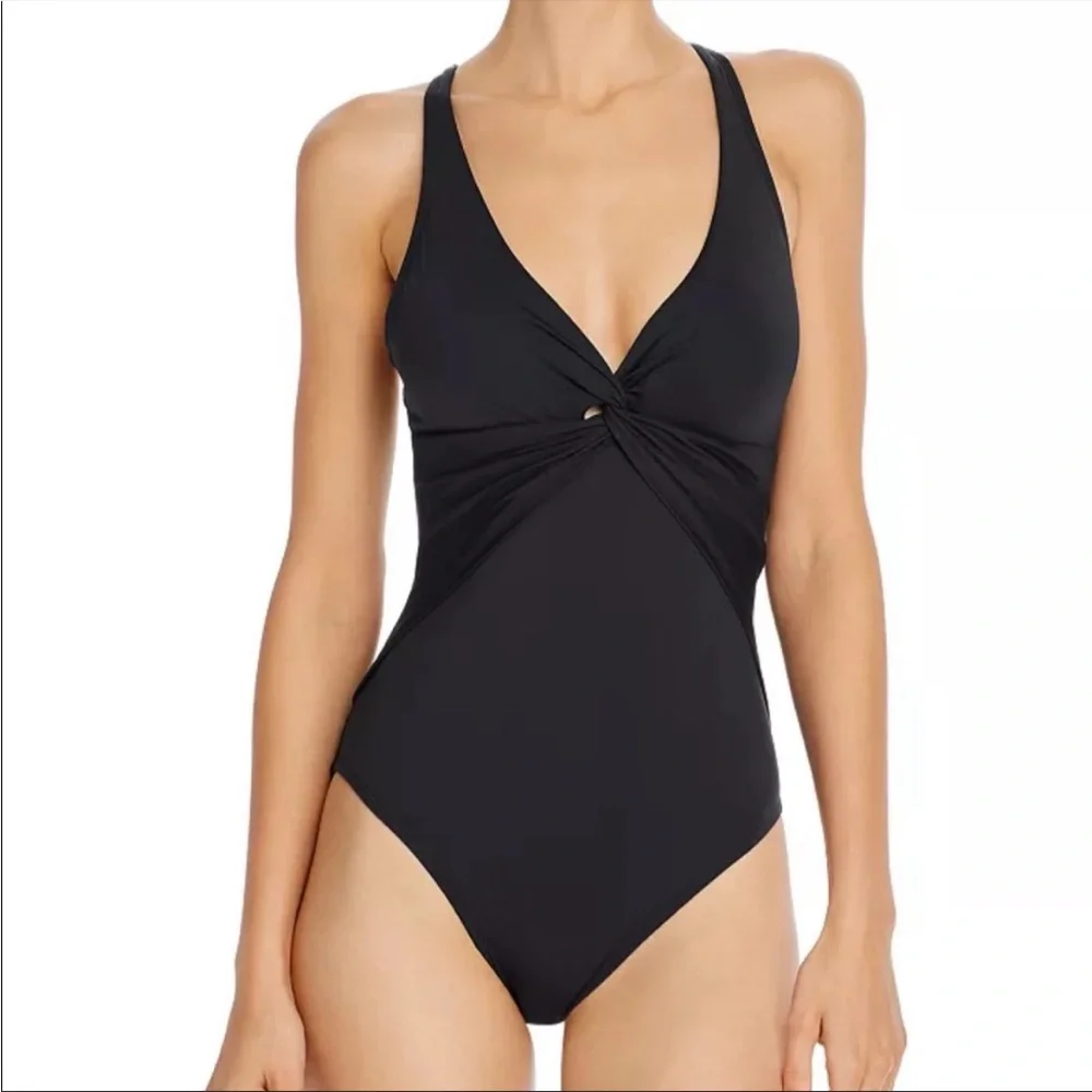 Bleu Rod Beattie Twisted One Piece Swimsuit - Picture 1 of 5